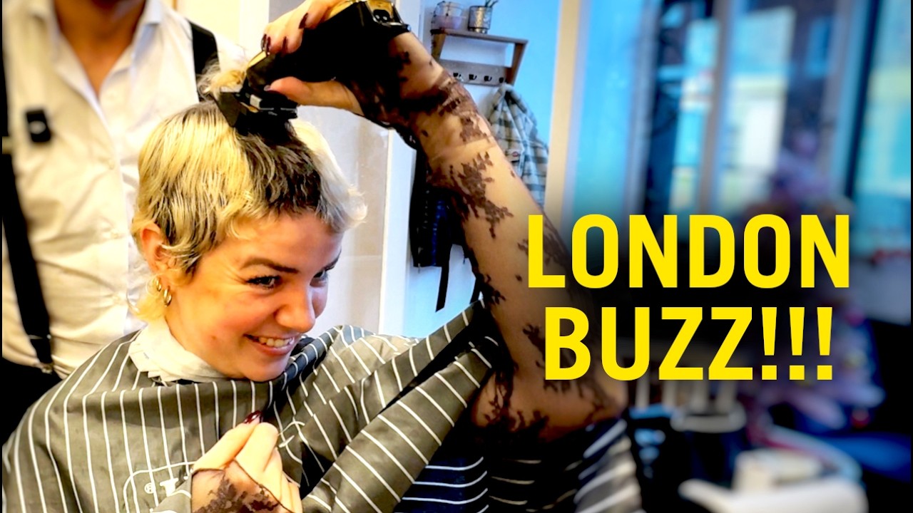 She Cut the First Strip! From Blonde Mullet to Bold Buzzcut
