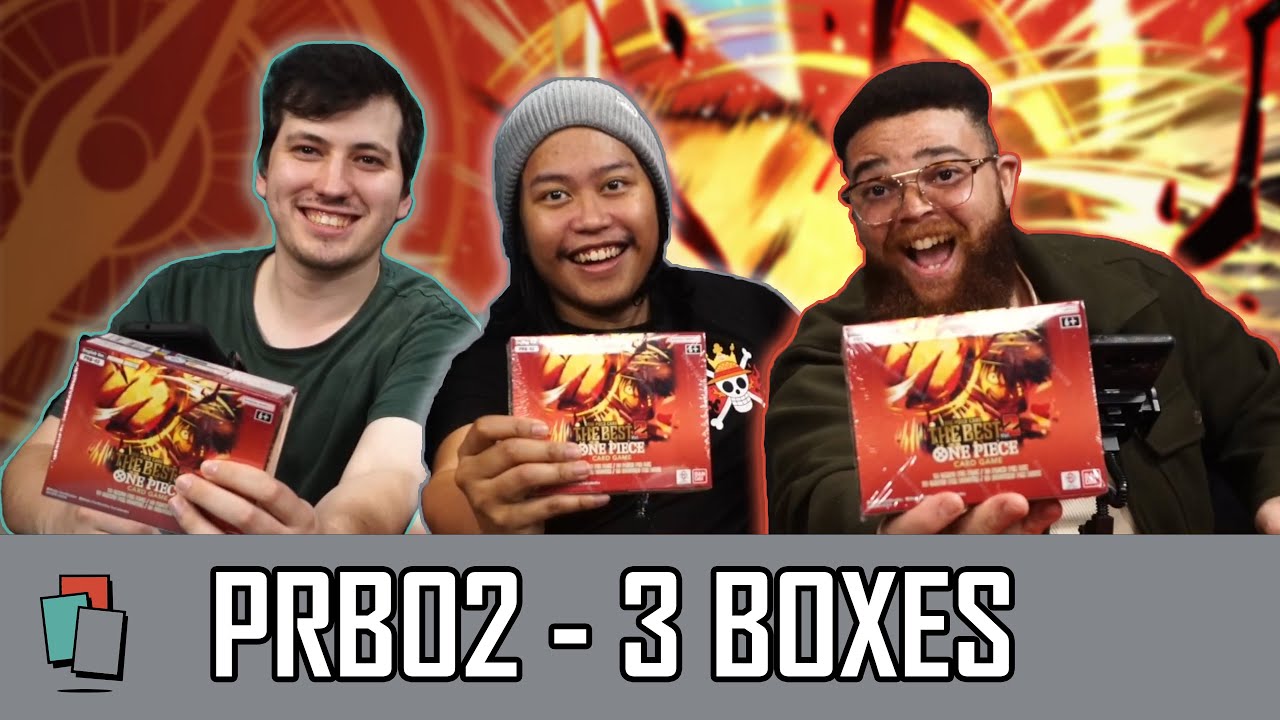 PRB-02 English Triple Unboxing - One Piece Card Game