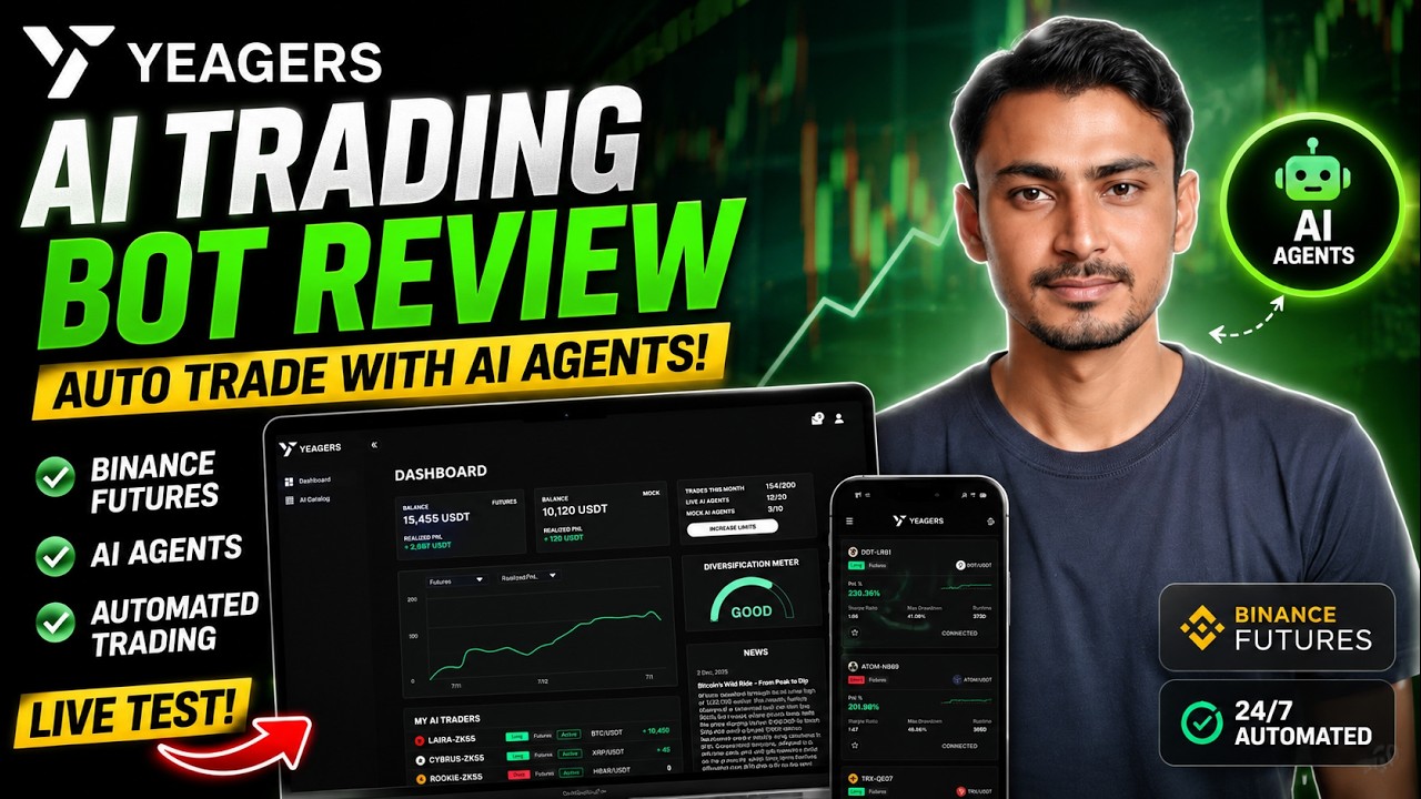 Yeagers AI Trading Bot Review 2026 | Binance Futures Auto Trading with AI Agents | Real Setup Guide