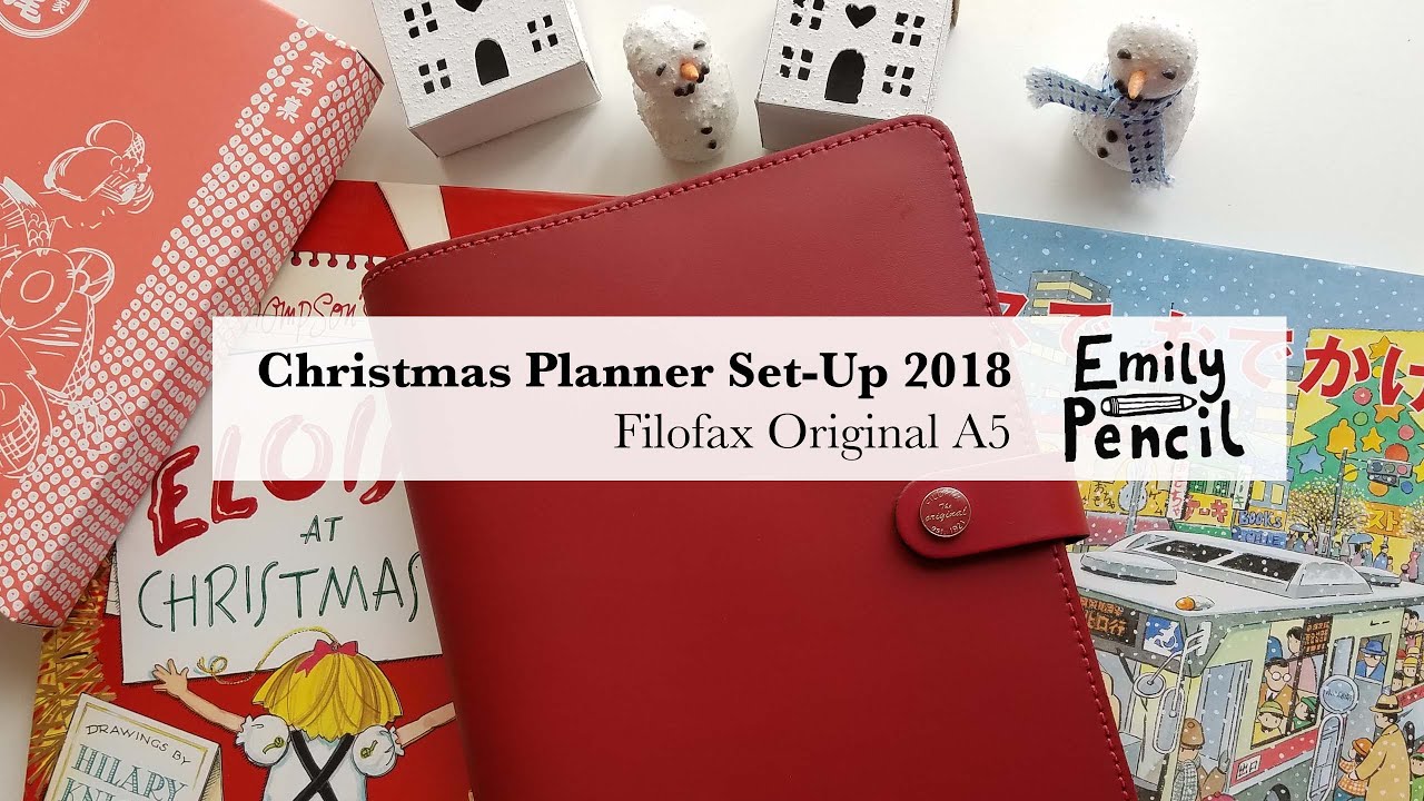 Christmas Planner Set Up 2018 - Filofax Original A5