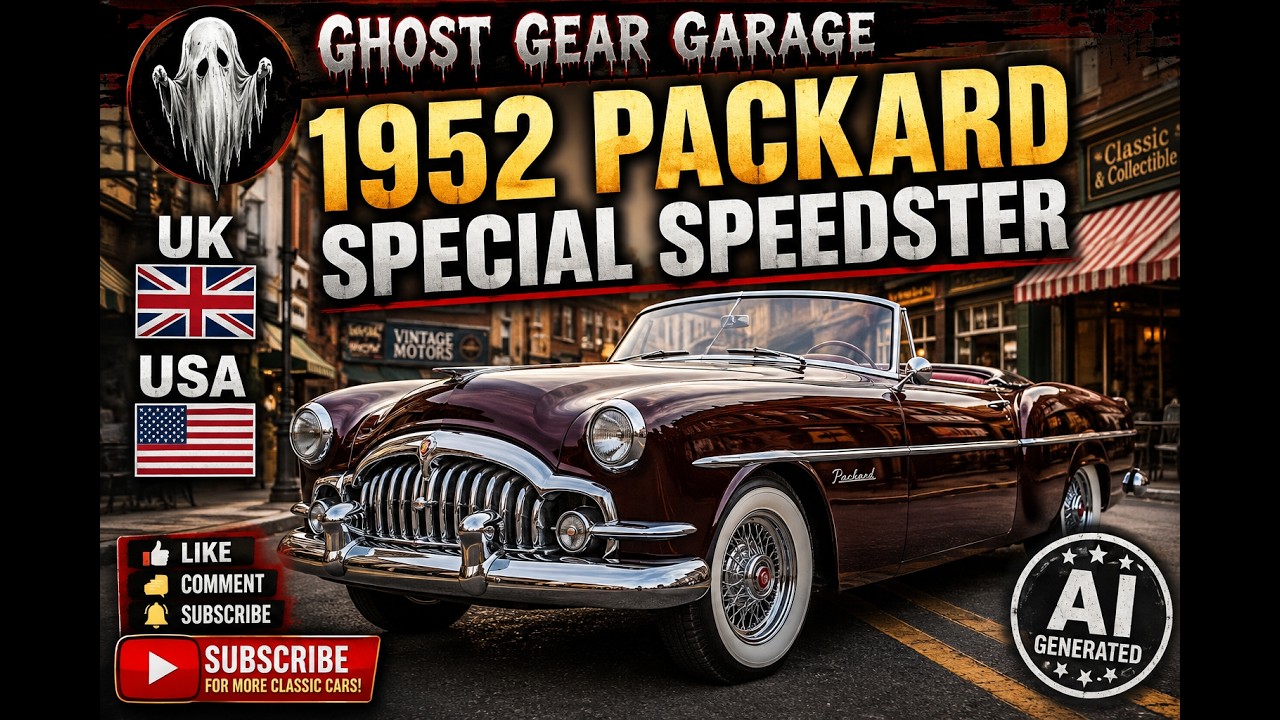 Забытый американский автомобиль мечты 1950-х годов | 1952 Packard Special Speedster | Ghost Gear ...