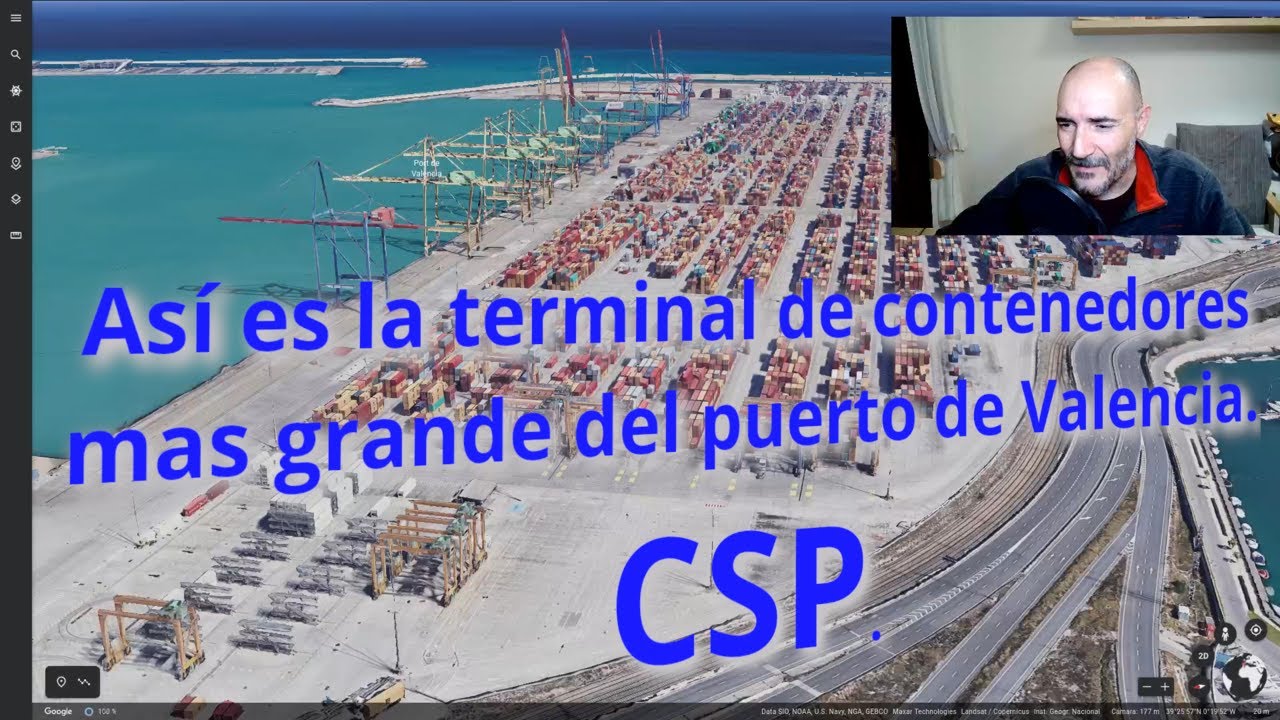 Así es, CSP Cosco Shipping Port. La terminal mas grande del puerto de Valencia.