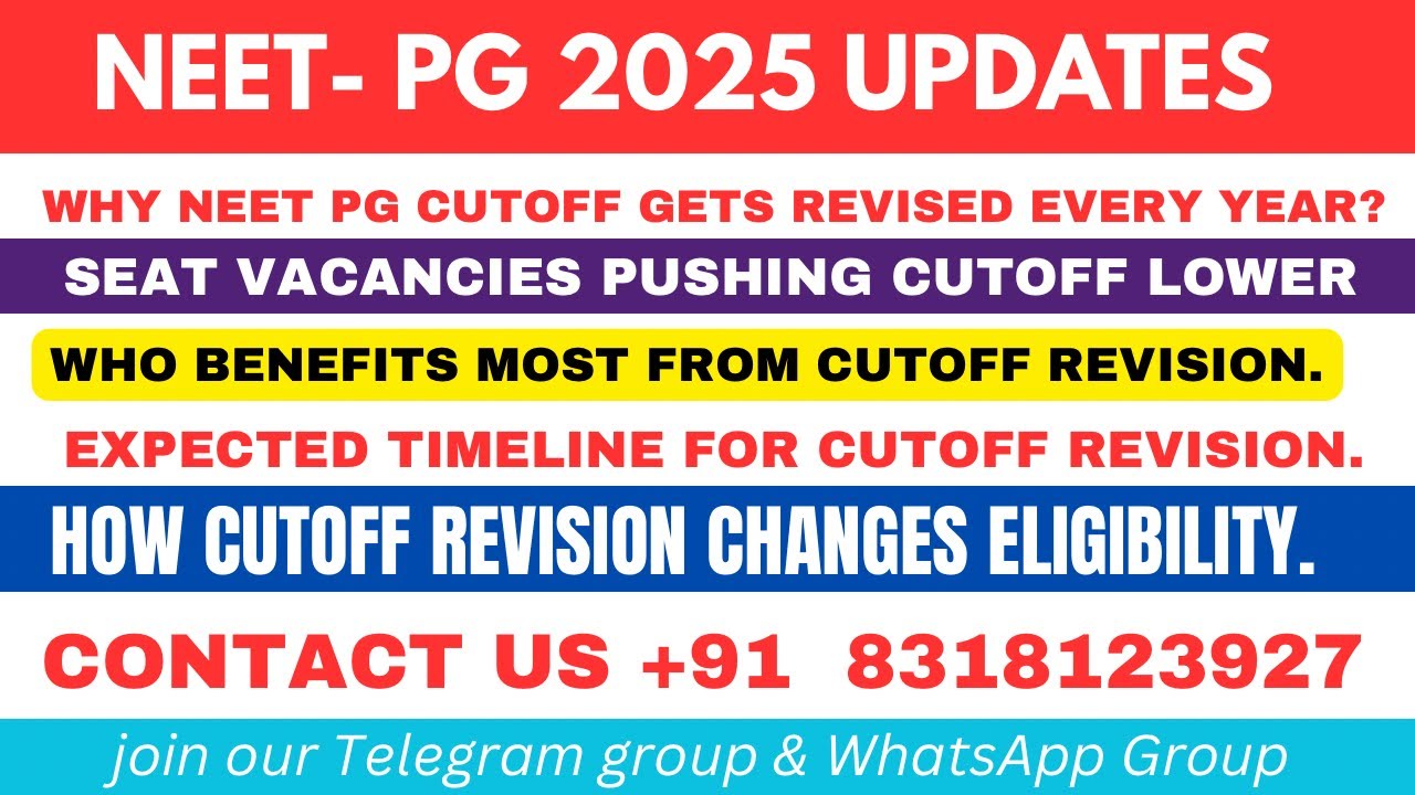 NEET PG 2025 Cutoff Revision  | How Much Will Cutoff Drop? | Expected Timeline & Reality| THE TRUTH