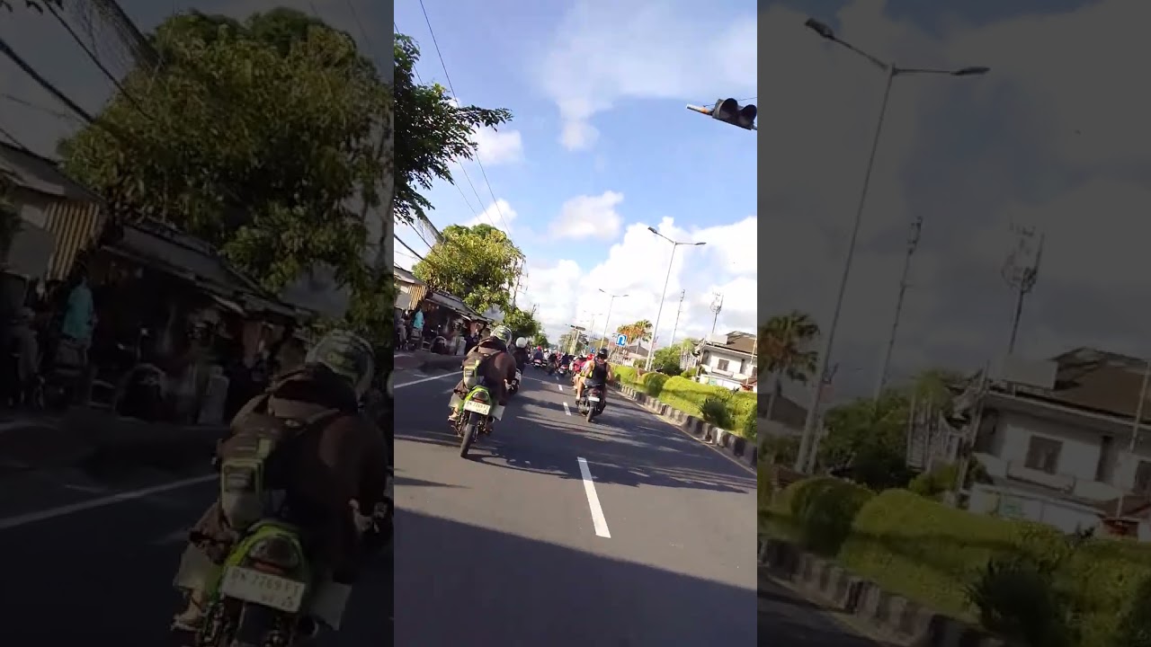 ALHAMDULILLAH,....tiap hari di Denpasar Bali jalan jalan laju kuda besiku Suzuki Shogun R110,.