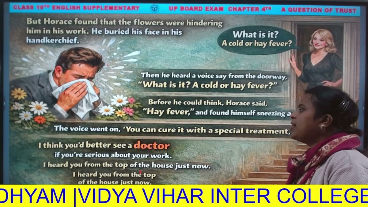 A QUESTION OF TRUST | English L-25 | Class-10 | Hindi Medium | NCERT