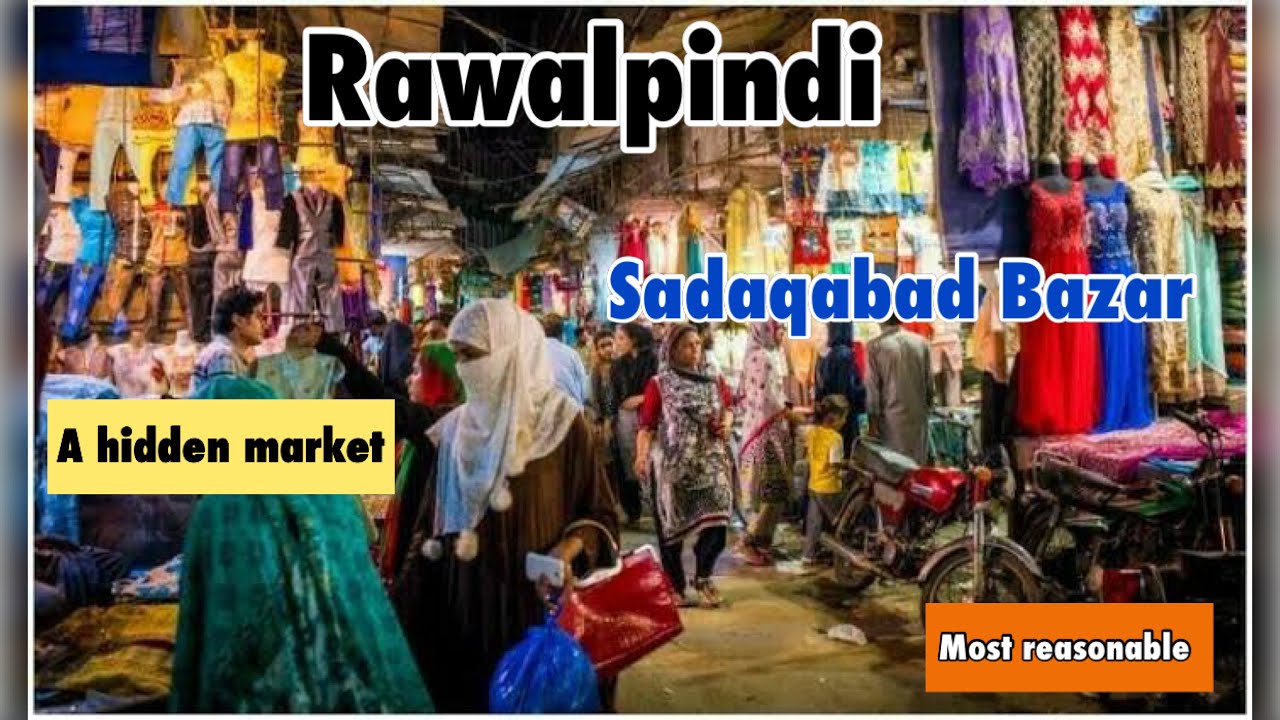 Hidden market in Rawalpindi|Sadaqabad bazar| Sasta bazar in Rawalpindi|