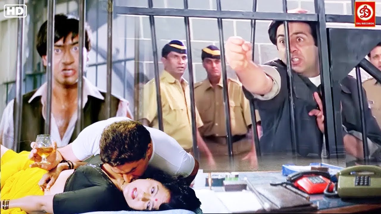 बहन के साथ किया घटिया काम | जेल में सनी देओल Vs अजय की लड़ाई  | Sunny Deol Vs Ajay Devgan Action