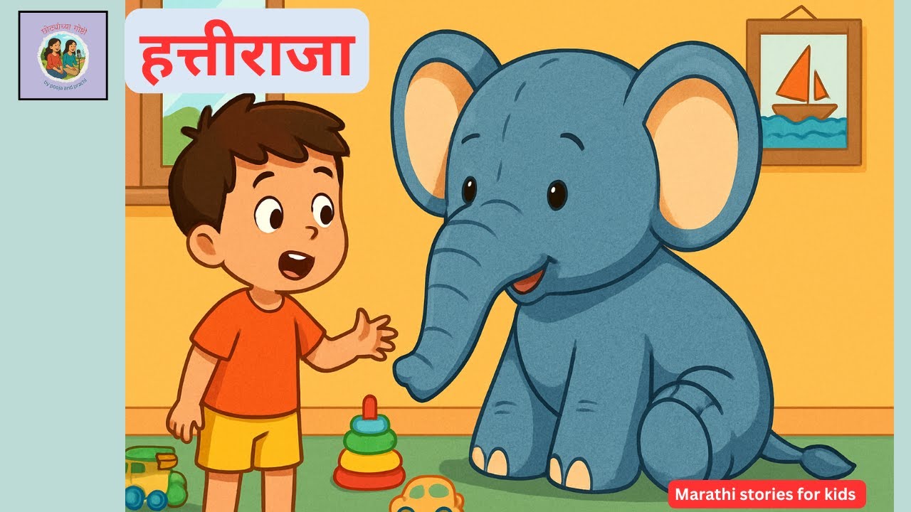 हत्तीराजा | छोट्या विराजच्या खेळातला हत्ती झाला खूप मोठा! 🐘 | Kids Marathi Stories | मराठी गोष्टी