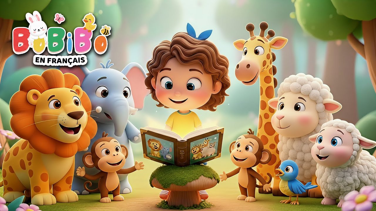 Les Plus Belles Comptines des Animaux 🦁🐘🐒 | Chansons pour Bébé | BoBiBo en Français