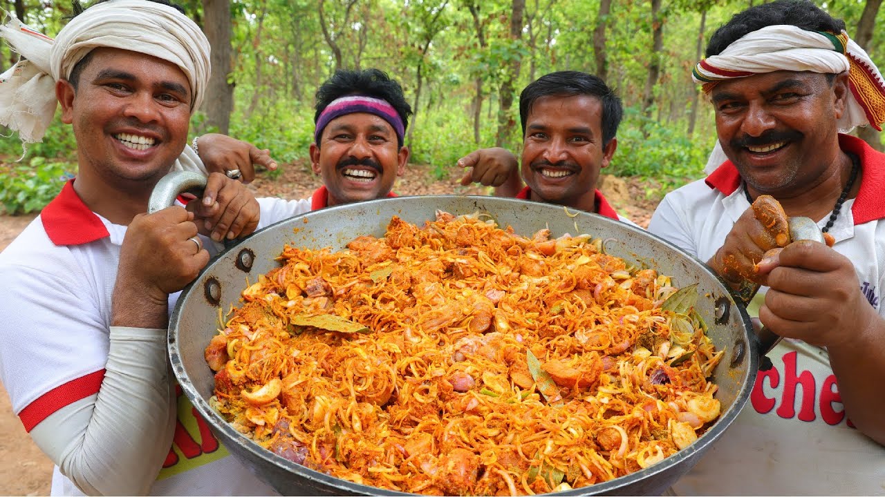 Jamaibabu Special Chicken Curry and Special Daal cooking for village people | villfood Kitchen