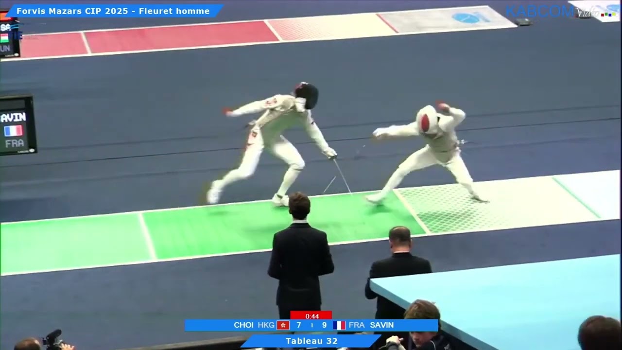 Paris World Cup 2025 SMF - L32 - Ryan Choi HKG v Rafael Savin FRA