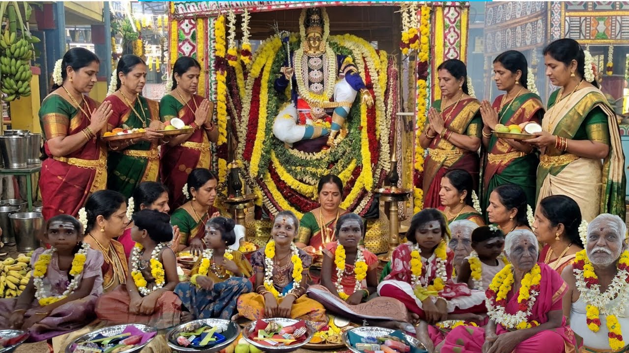 கண் கொள்ளாக் காட்சி! 18 ஊர் சுமங்கலி பெண்களின் மகா பூஜை மற்றும் 21 தெய்வங்கள் பிரதிஷ்டை