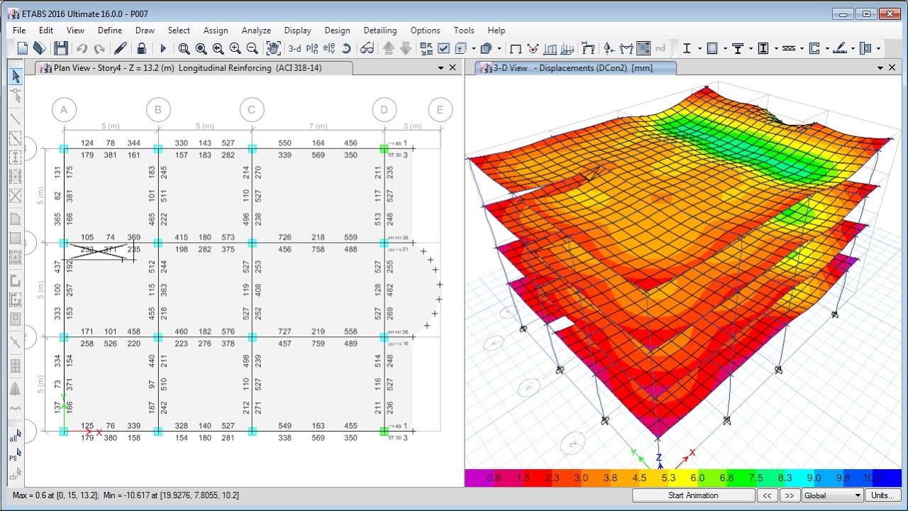 Etabs 2016 Design of Reinforced Concrete Building 1/2