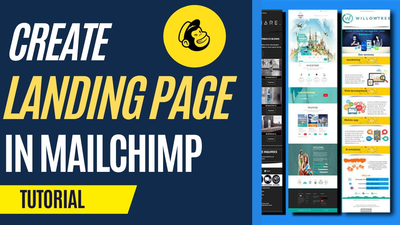 How To Create a Landing Page In Mailchimp - Master Mailchimp