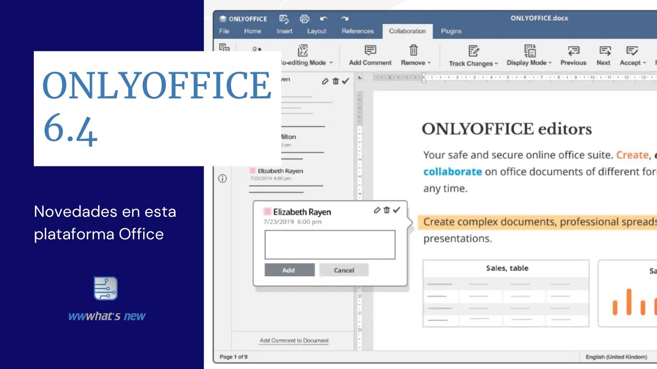 ONLYOFFICE - Novedades en esta plataforma Office que vale la pena conocer