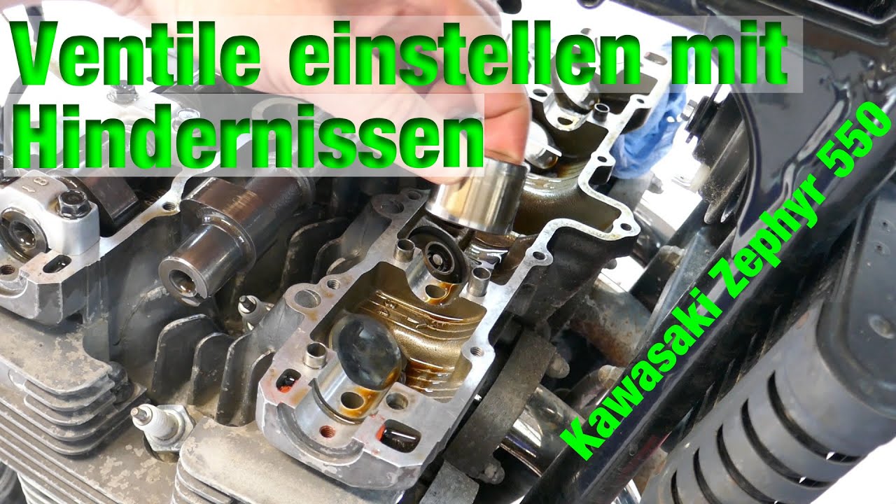 Kawasaki Zephyr 550 | #02 Ventilspiel einstellen...anders als gedacht
