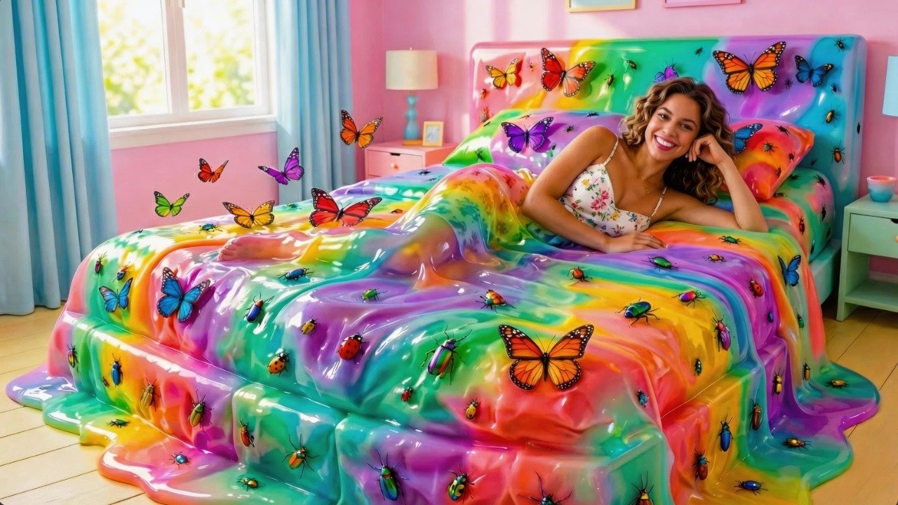 ✨ Which Dream Bed Would You Choose? 🛏️✨ | Most Satisfying AI Bedroom Designs ASMR Challenge