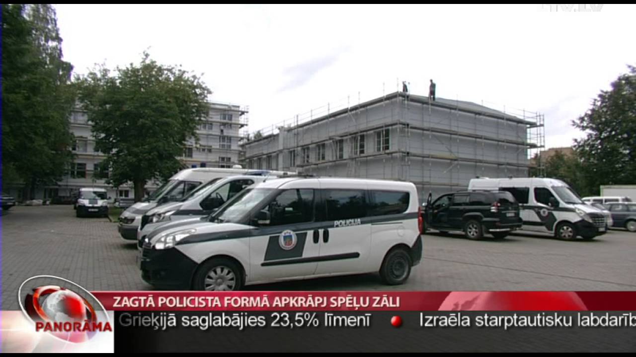 Zagtā policista formā apkrāpj spēļu zāli