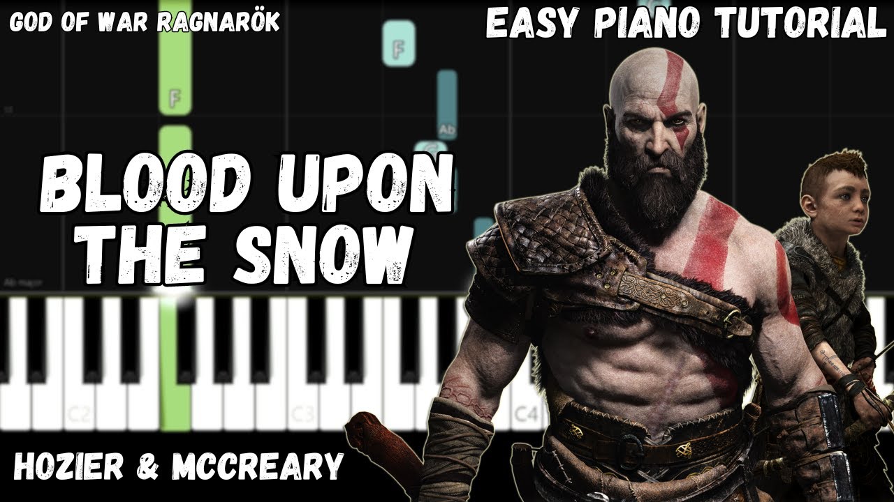 Hozier & Bear McCreary - Blood Upon the Snow - God of War Ragnarök (Easy Piano Tutorial)