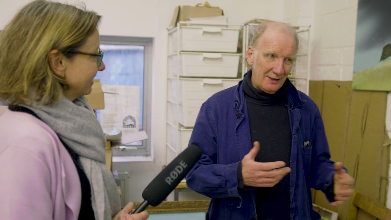 “Follow the paint” on a unique tour of artist Jock McFadyen’s studio - Part 1