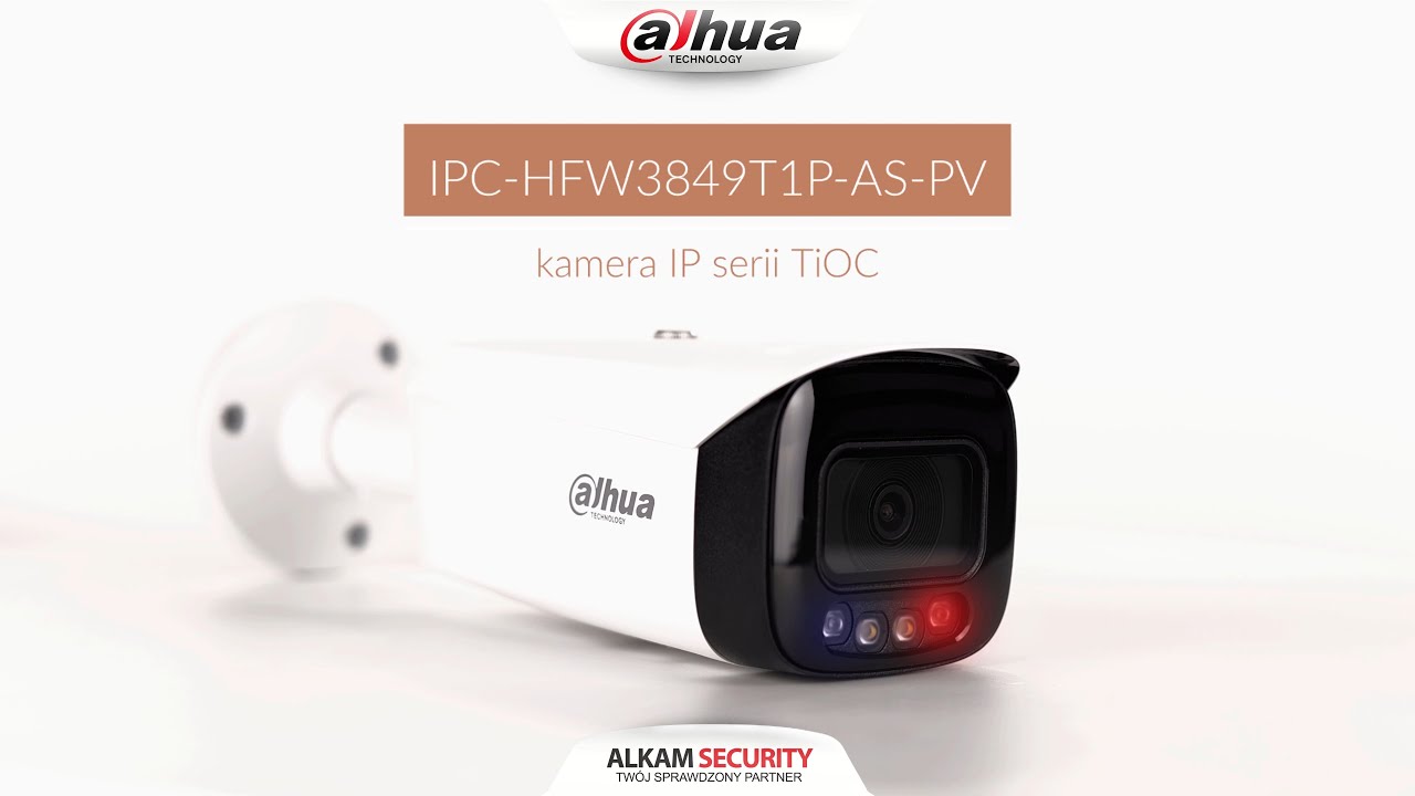 Prezentacja kamery TiOC Dahua Technology IPC-HFW3849T1-AS-PV