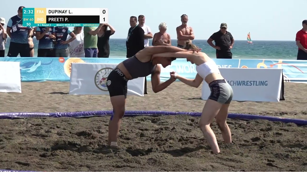Round 2 Women's BW - 60 kg: L. DUPINAY (FRA) v. P. PREETI (IND)
