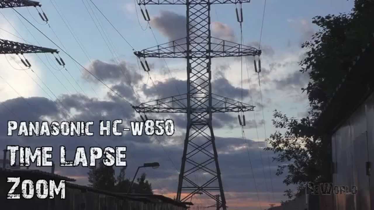 Panasonic HC-w850 Timelapse