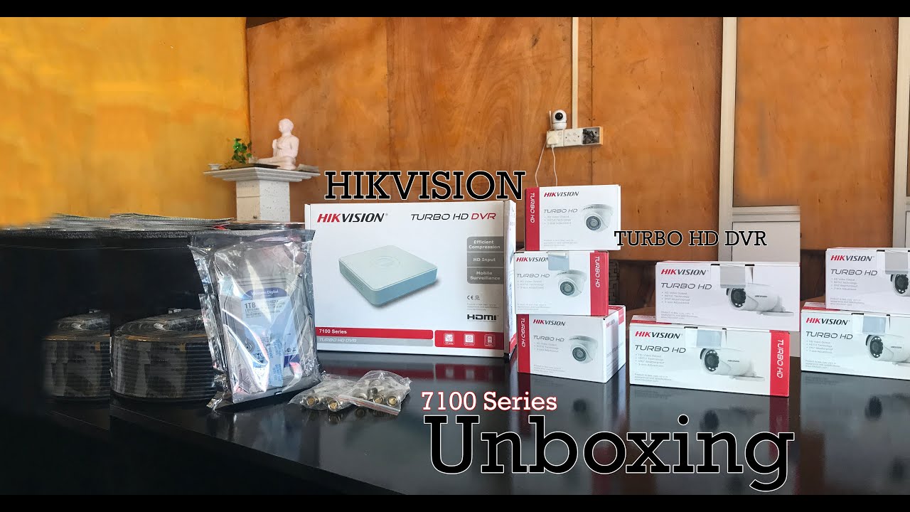 Hikvision DVR 7100 Series 8 Channel Unboxing