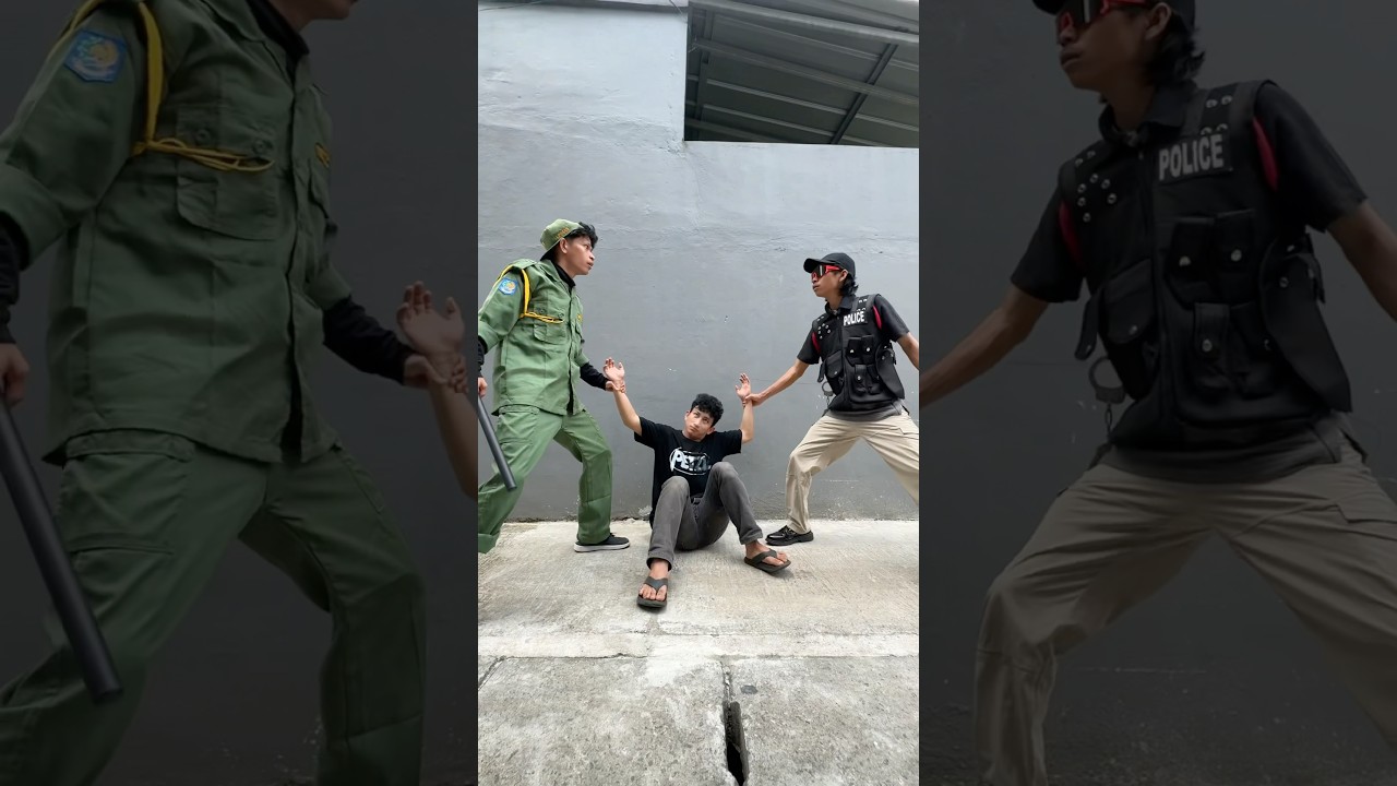 Hansip Akbar Hasri Rebutan Target Dengan Police Tidak Dikenal
