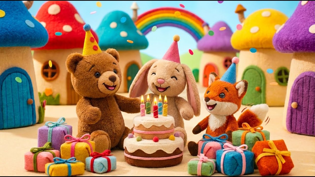 🎉 Calming Birthday Land 🎂 | Gentle Celebration Ambience with Original Music