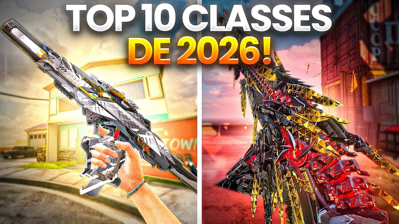 TOP 10 MELHORES ARMAS e CLASSES em 2026 no COD MOBILE✅