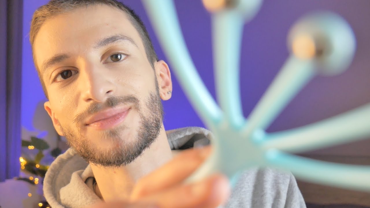 ASMR Relaxing Spa Facial, Ear and Scalp Treatment (Layered Sounds)