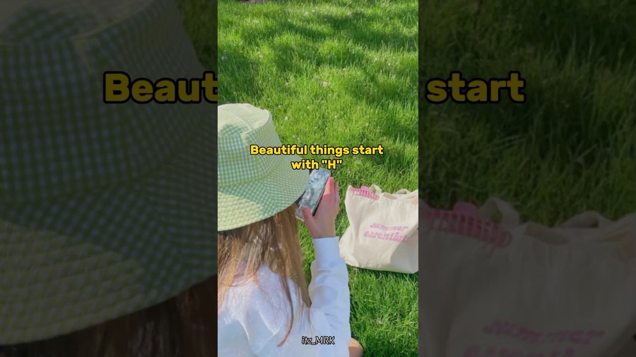 Beautiful things start with 