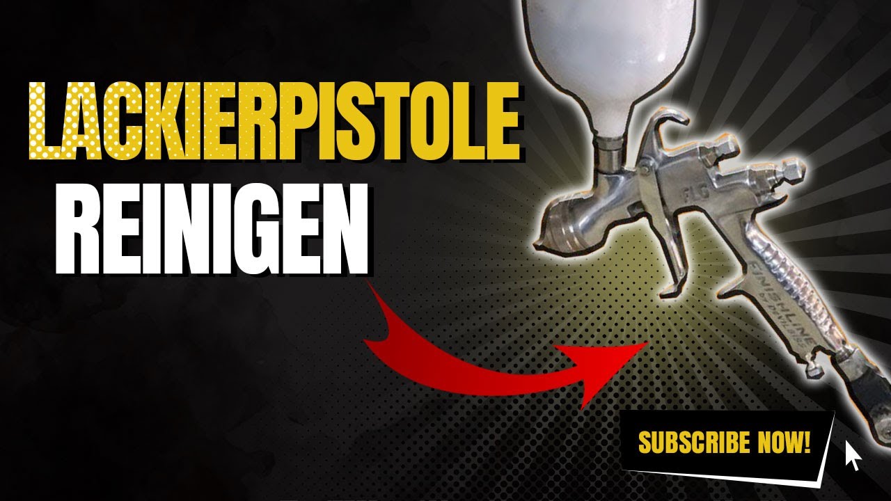 Lackierpistole reinigen - Zusammenbauen