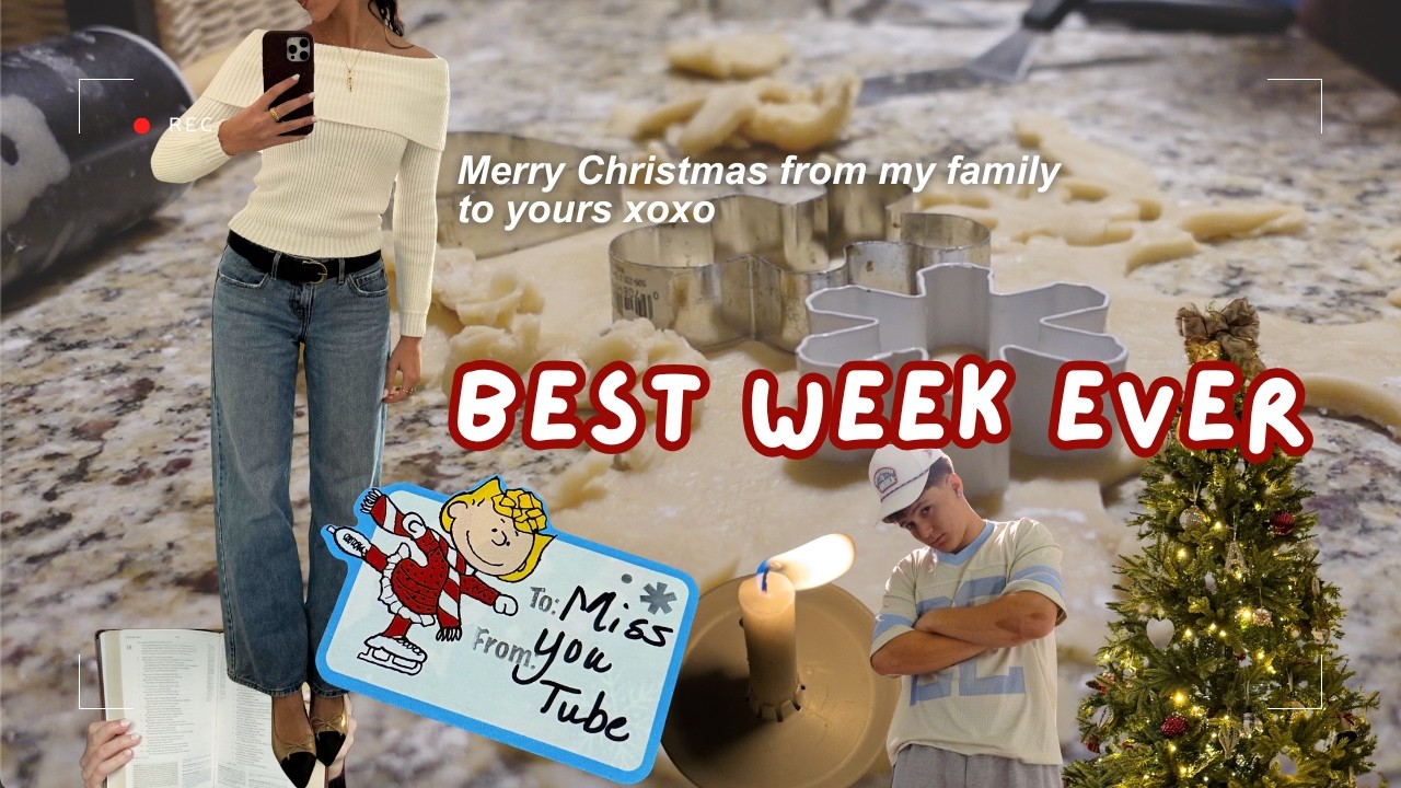 a Christmas week | baking, shopping, cleaning, laughs, & more