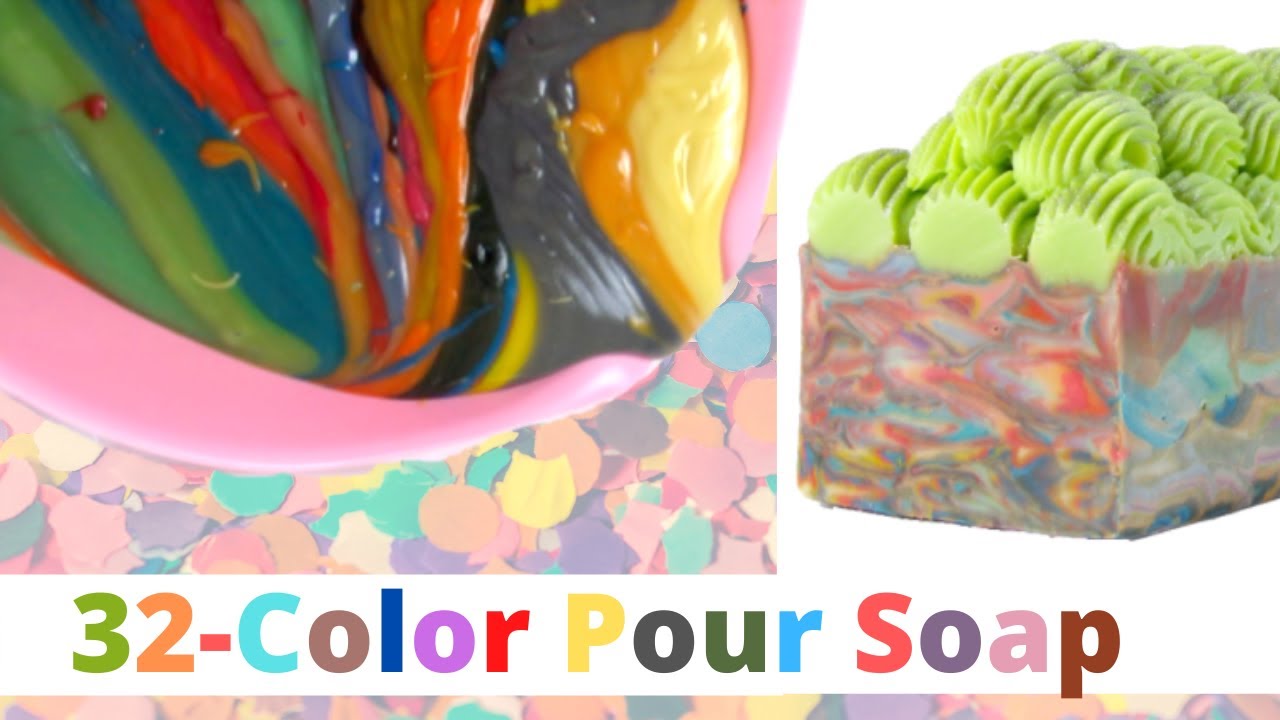 32-Color Pour Soap
