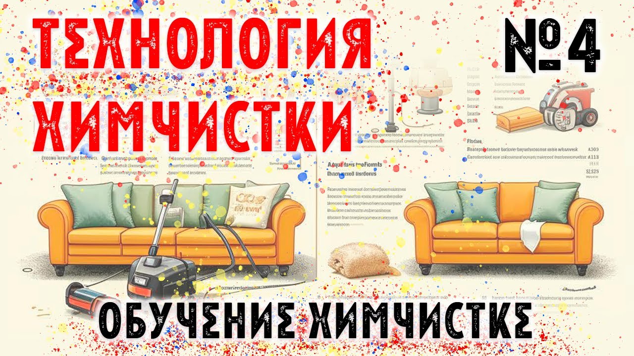 Введение в химчистку №4 Технология химчиски мебели