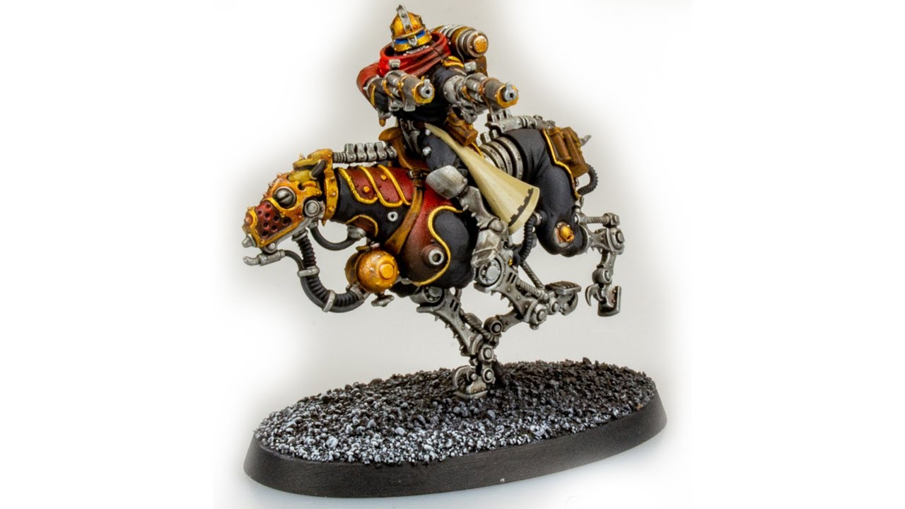 Adeptus Mechanicus Serberys Sulphurhounds Mars Scheme Tabletop Mid Level Paint Tutorial