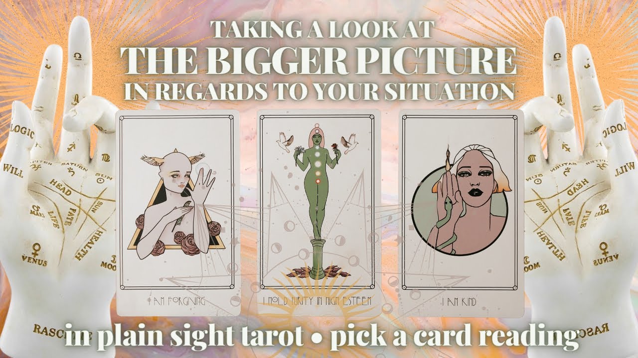 PICK A CARD: THE BIGGER PICTURE IN REGARDS TO YOUR SITUATION + EXTRA MESSAGES FROM YOUR FUTURE SELF