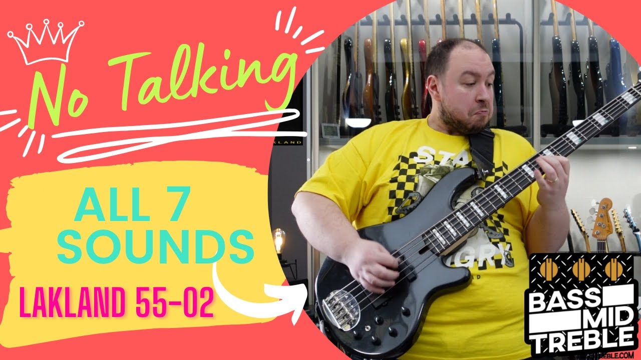 Lakland 55-02 All Seven Sounds - Clean and Overdrive