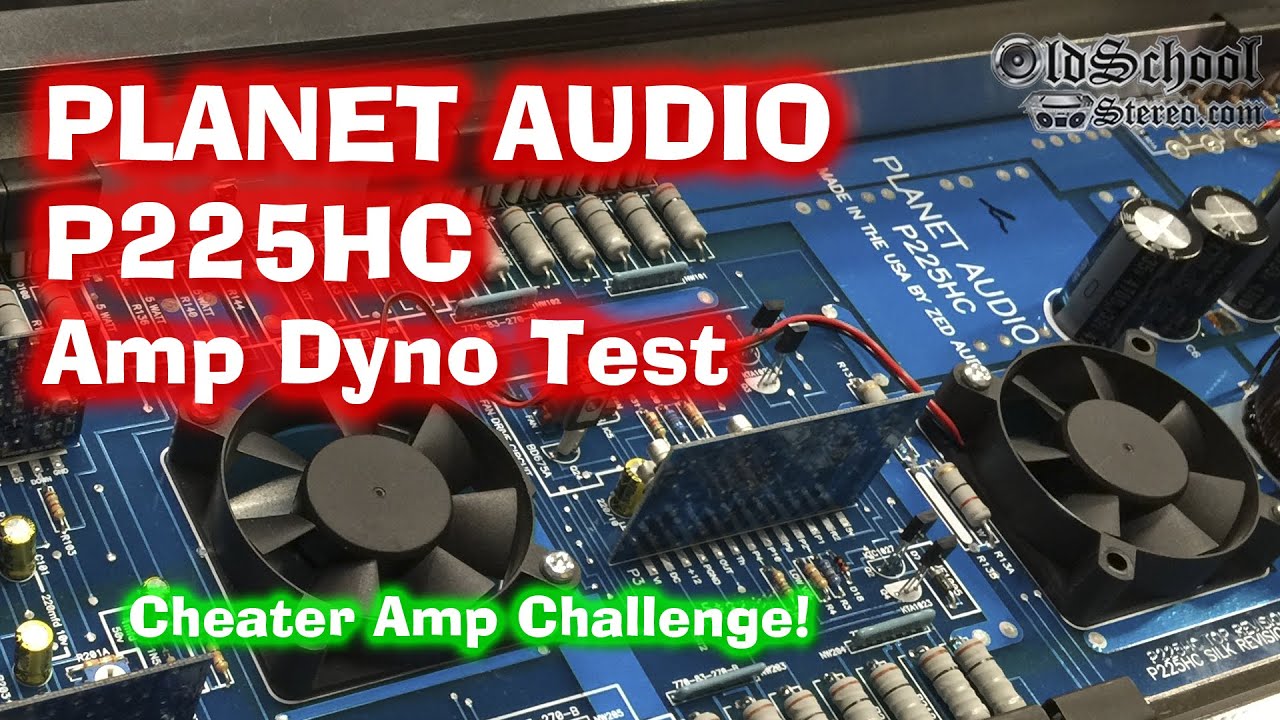 Planet Audio P225HC Cheater Amp Challenge Amp Dyno Test Zed Audio