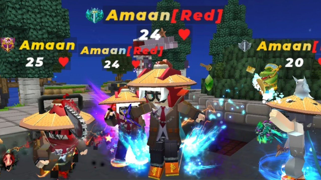 4 Fake Amaan Vs 1 Real Amaan | Blockman Go