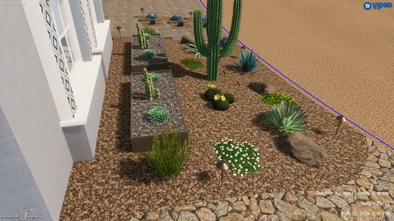Vip3D - 3D Front yard design Design Software