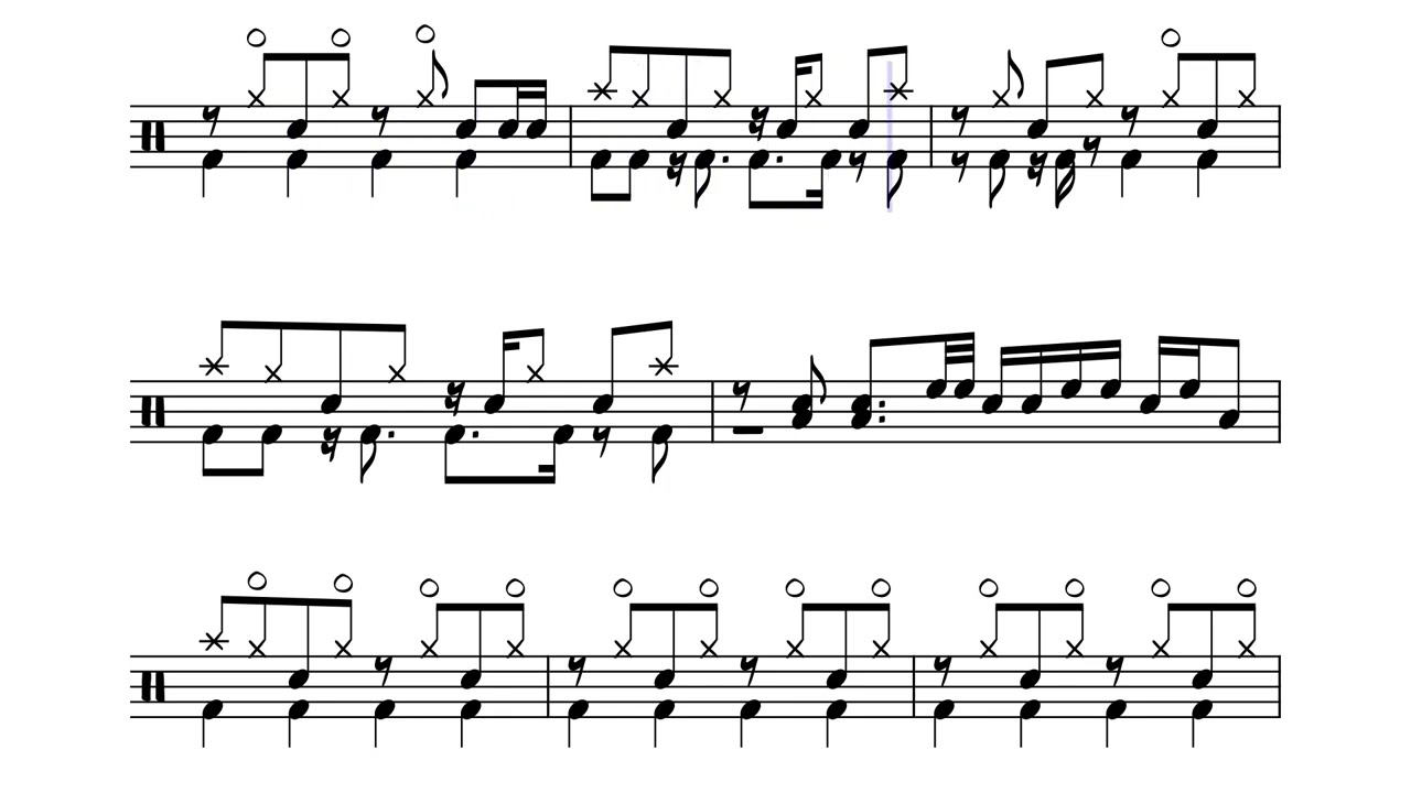 HONEY BOY – TOMOO DrumSheet 鼓譜購買