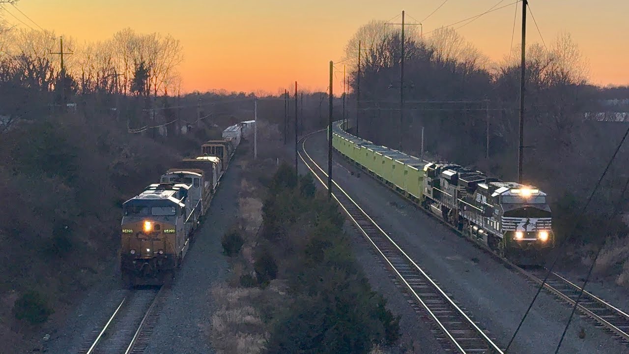 25 Minutes Of Conrail Trains Around Bucks County, PA