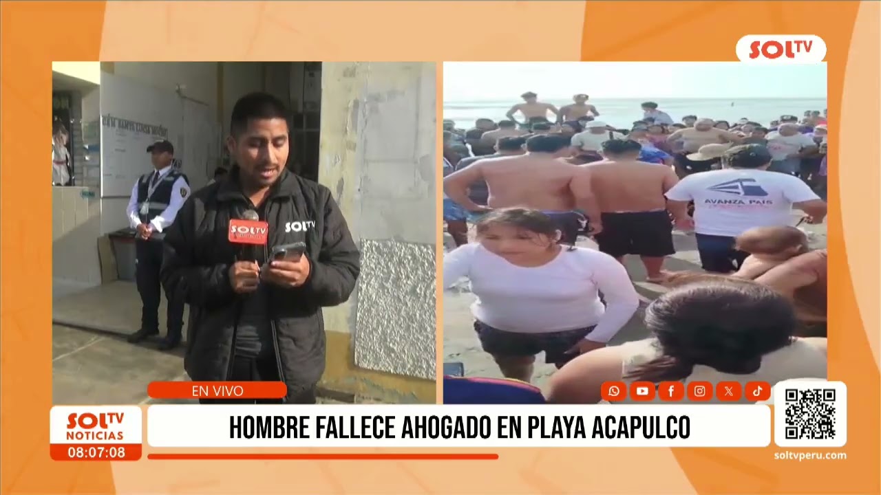 Trujillo: hombre fallece ahogado en playa Acapulco