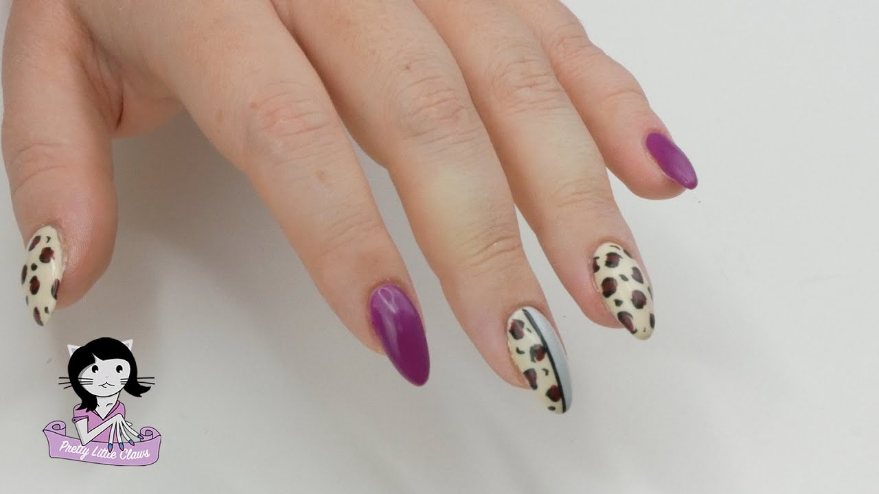 Easy Leopard Print Nails with a Twist