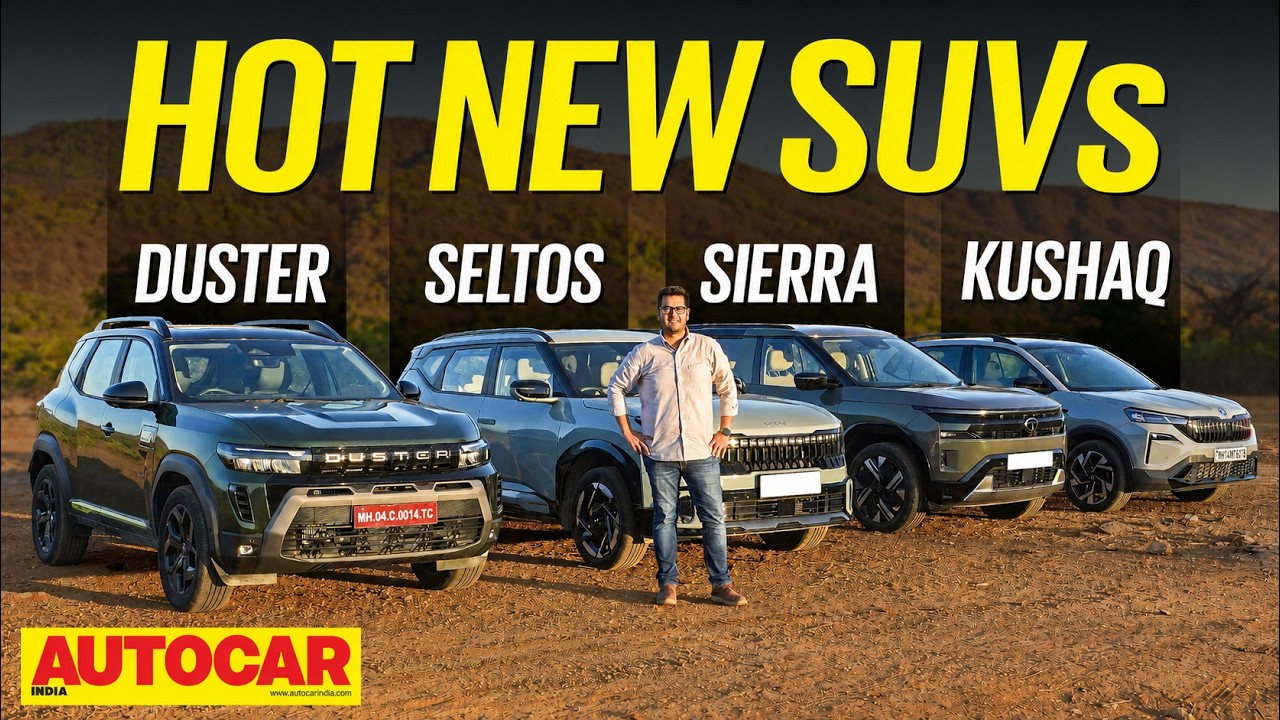 Renault Duster vs Kia Seltos vs Tata Sierra vs Skoda Kushaq - The best new SUV is... | Autocar India