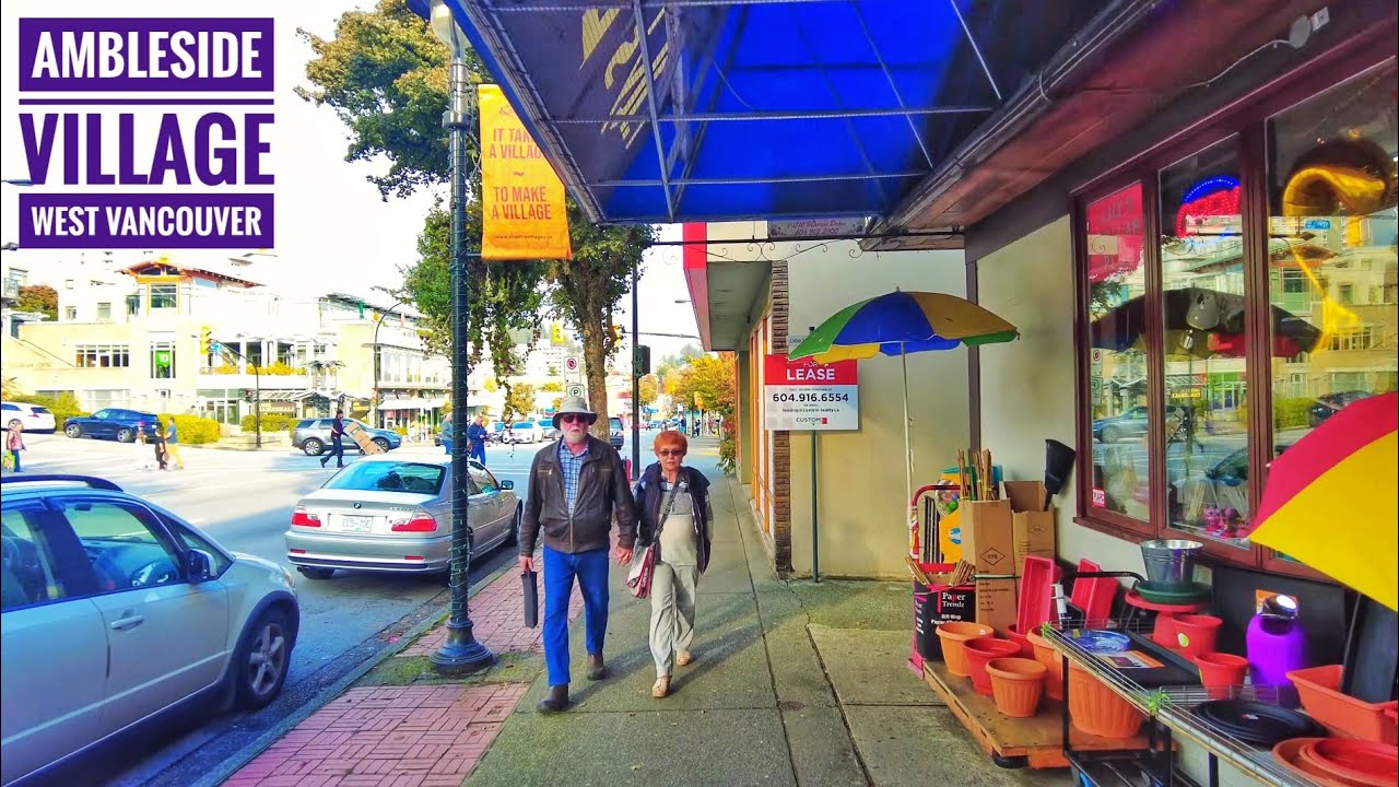 West Vancouver Walk 🇨🇦 - Ambleside Village (Narrated)