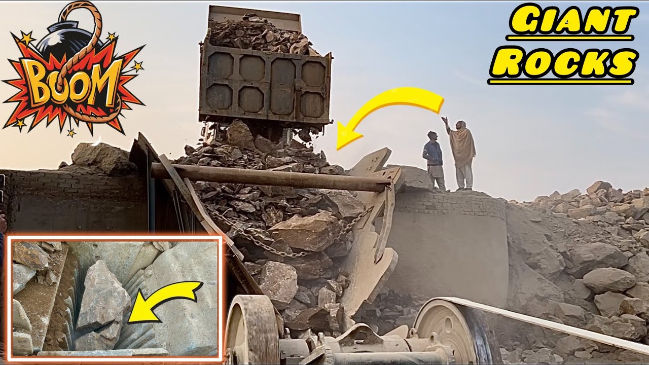💥Blood,Sweet & Stone: How Rocks Crusher Workers Push Through Everything#dangerous#rock#asmr.